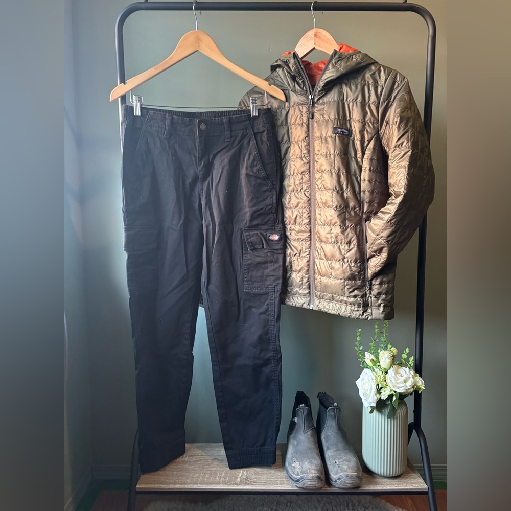 Black Dickies Cargo Jogger Pant